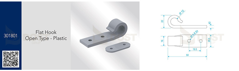 flat-hook-open-type-plastic-technicial-specifications