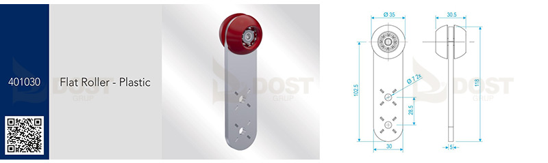 flat-roller-plastic-technicial-specifications